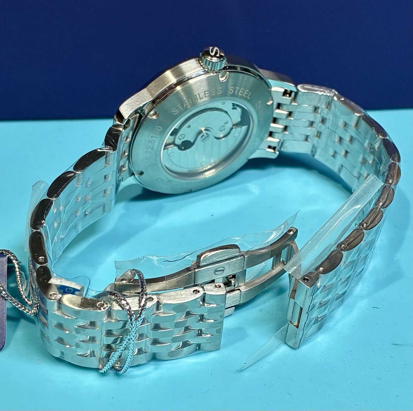 SEAGULL SAND DUNES FUME DIAL 40MM AUTOMATIC SAPPHIRE CRYSTAL STAINLESS STEEL!!