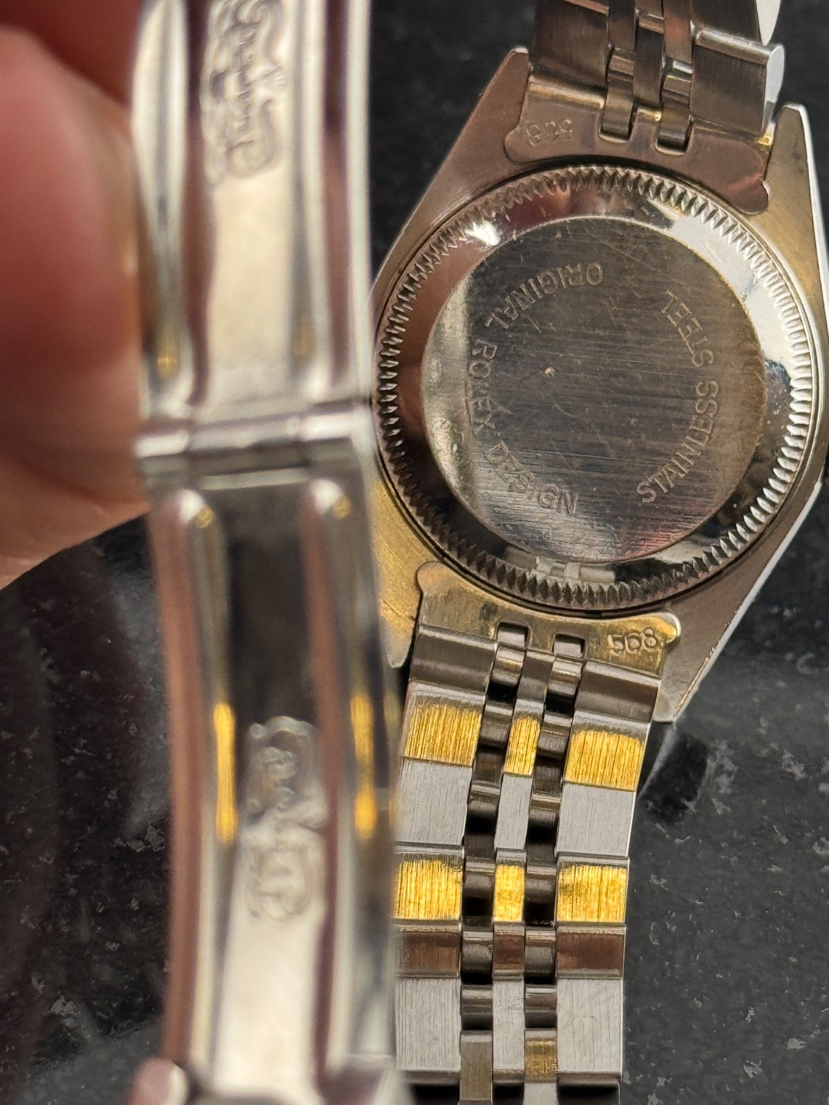 Rolex Oyster Perpetual 69160 Datejust Jubilee Roman Dial Box Paper Serviced