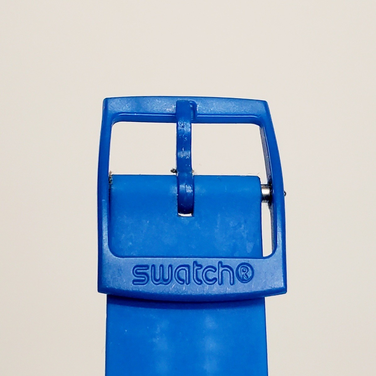 Swatch EDELBLAU Blue Flowers Women’s 34mm Watch GN412- Rubber Silicone Band