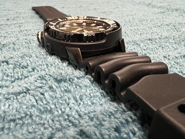 Seiko Automatic Men’s Black Dive Watch – Mint!