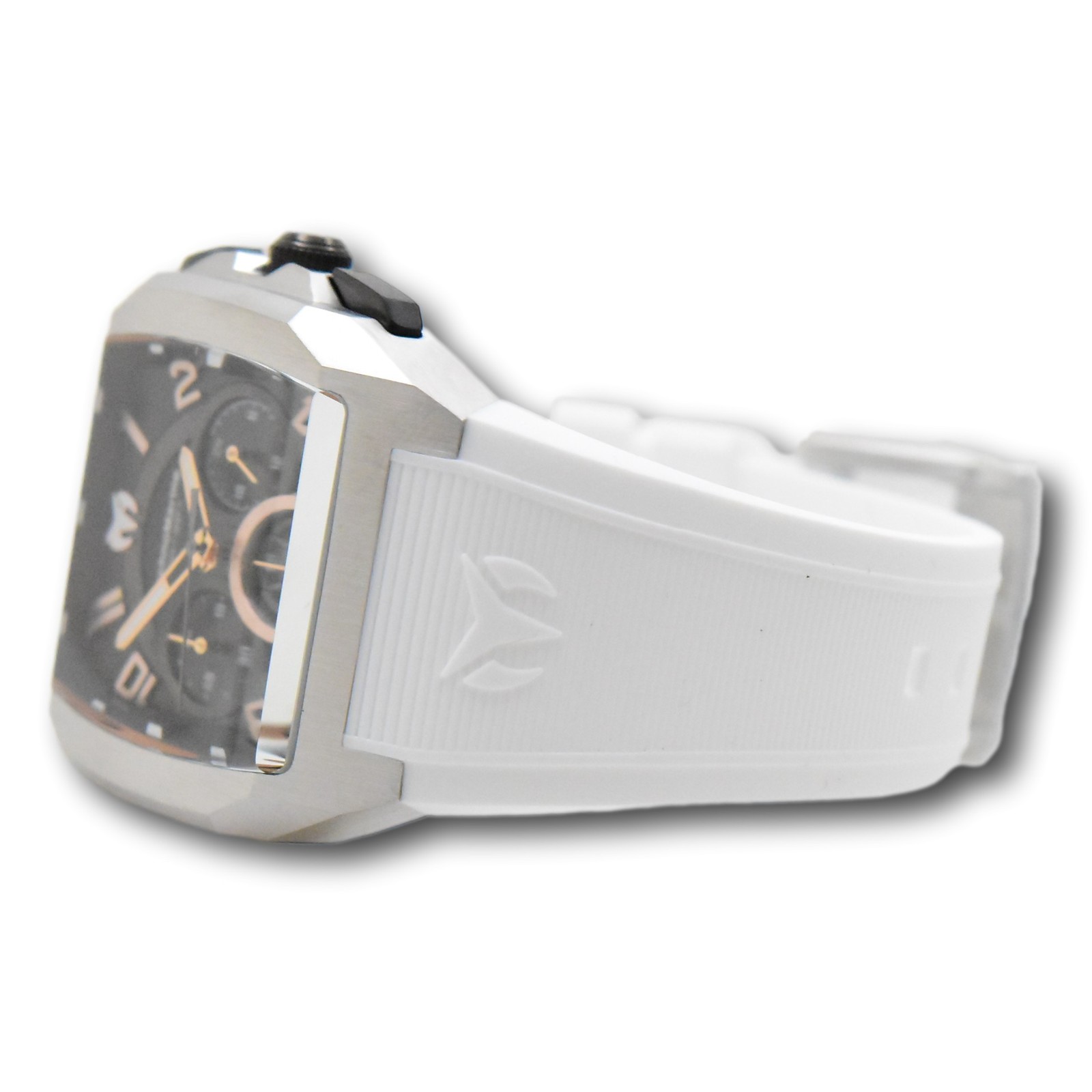 TechnoMarine Aqua Quadrant Men’s 41mm White Silicone Chronograph Watch TM-225106