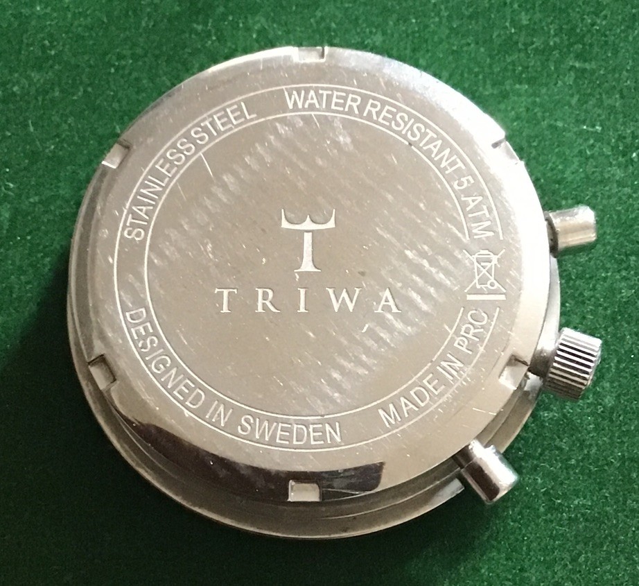 Triwa Nevil Men’s Watch Head Designed In Sweden Large Face Working Quartz S/r