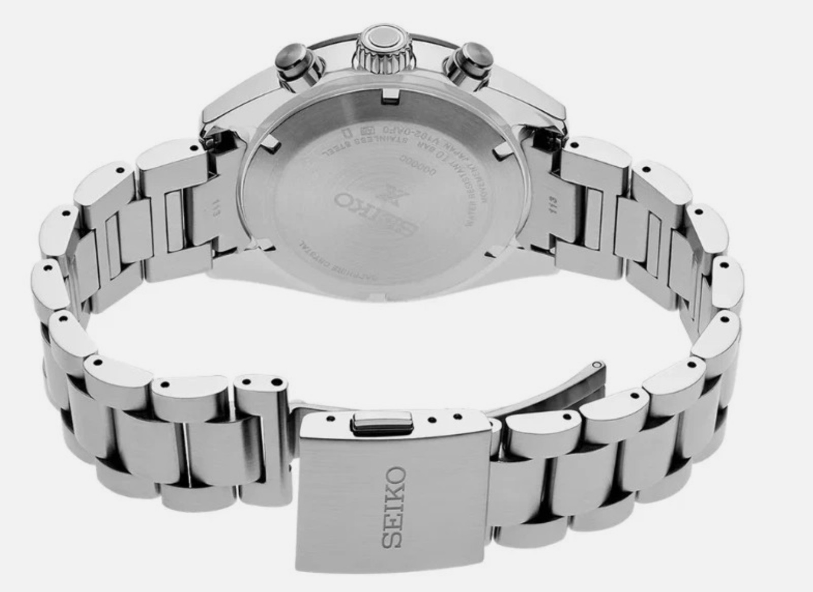 Seiko Prospex Speedtimer Solar Salmon Dial Men’s Watch SSC963 New