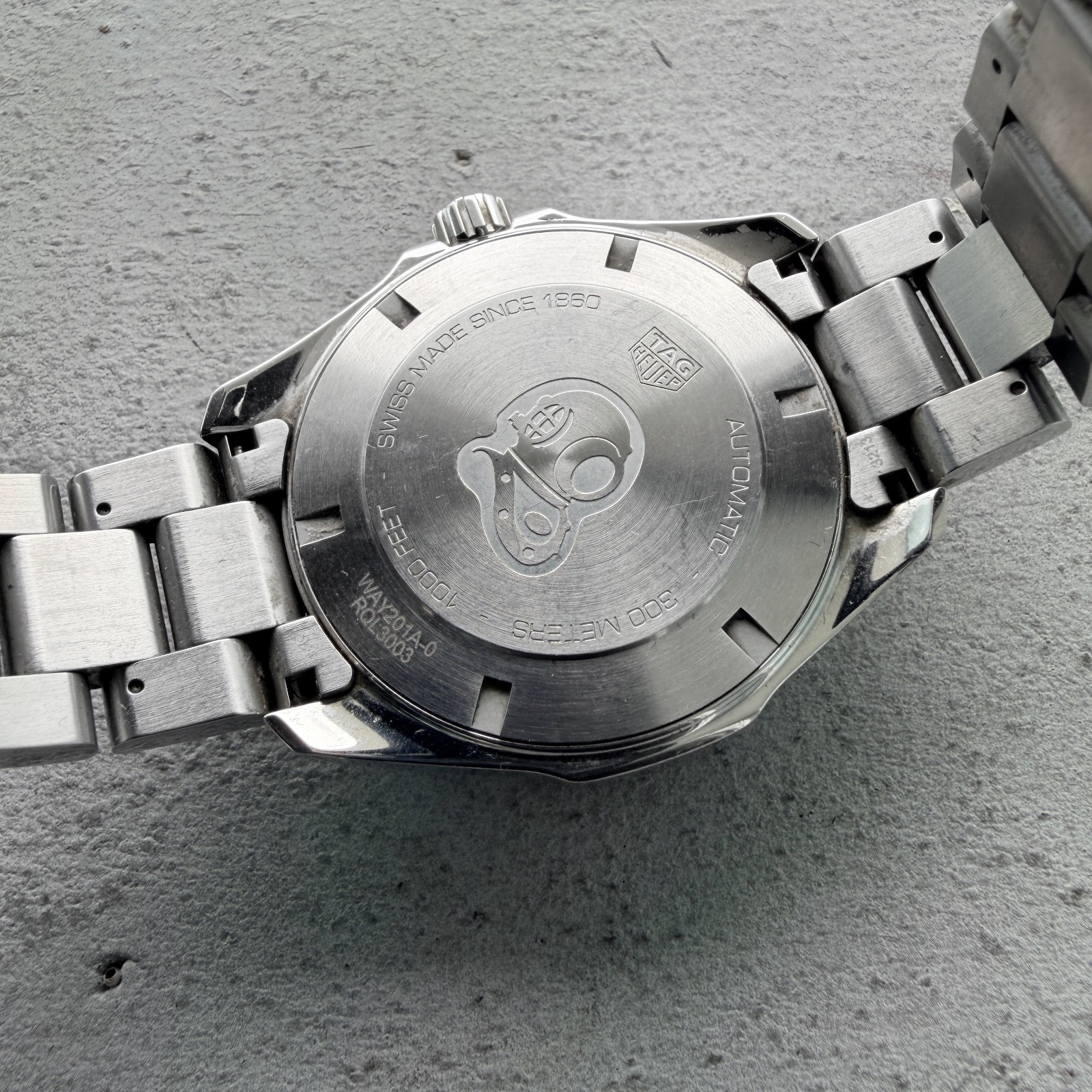 Tag Heuer Aqua Racer 300M WAY201A Calibre 5 Movement
