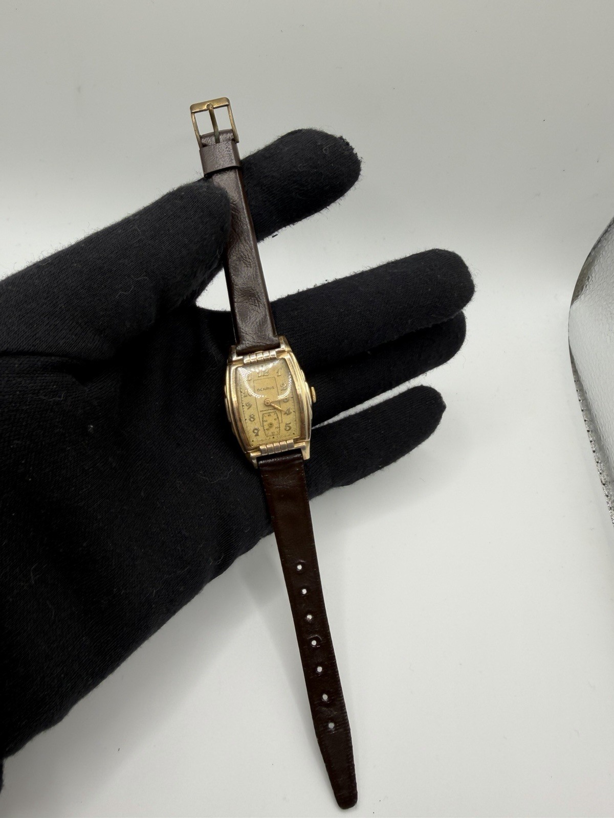Vintage Benrus Gold Filled Art Deco “Tank” Watch (Runs Great) Read Desc.