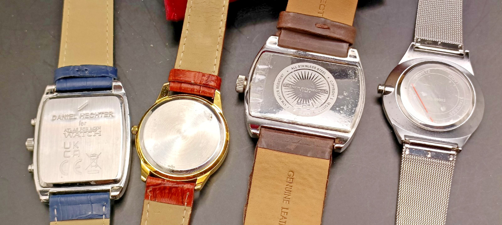 Bundle of 4x Men’s Vintage/Modern Watches Inc FCUK DANIEL HETCHER WORKING LOT A