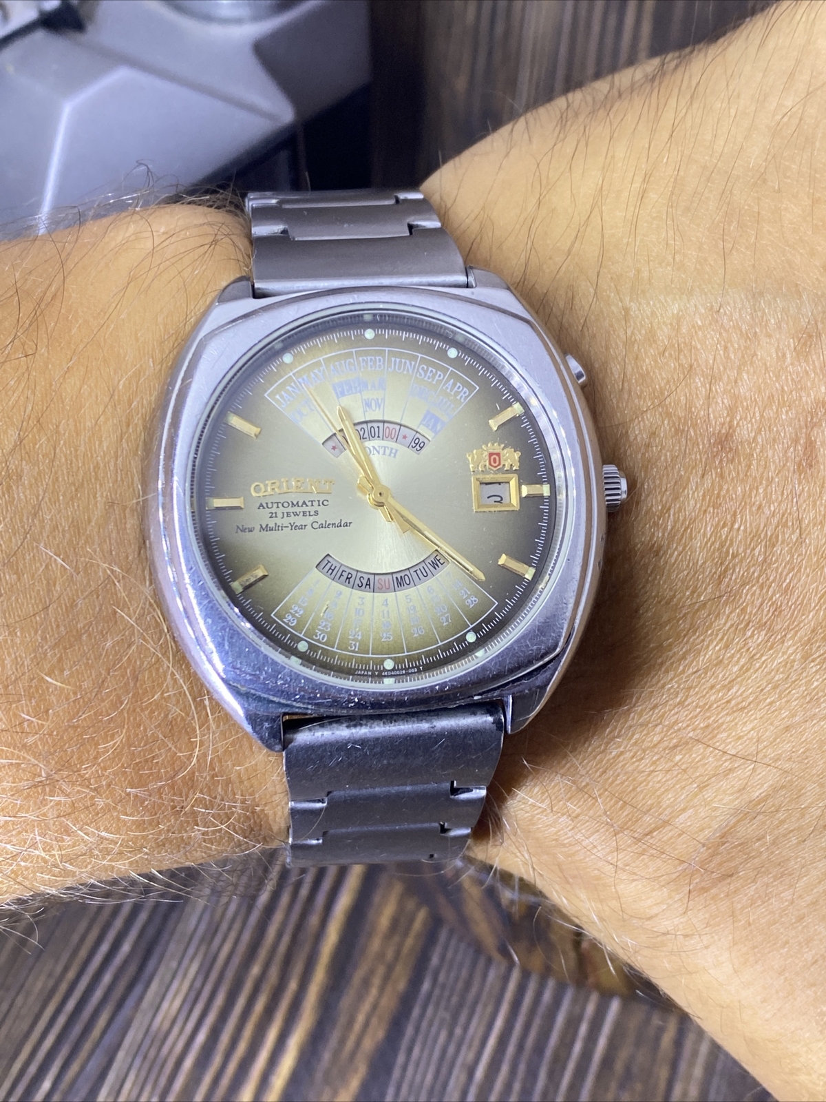 Watch Orient College Perpetual Multi Year Calendar Automatic Vintage #3619