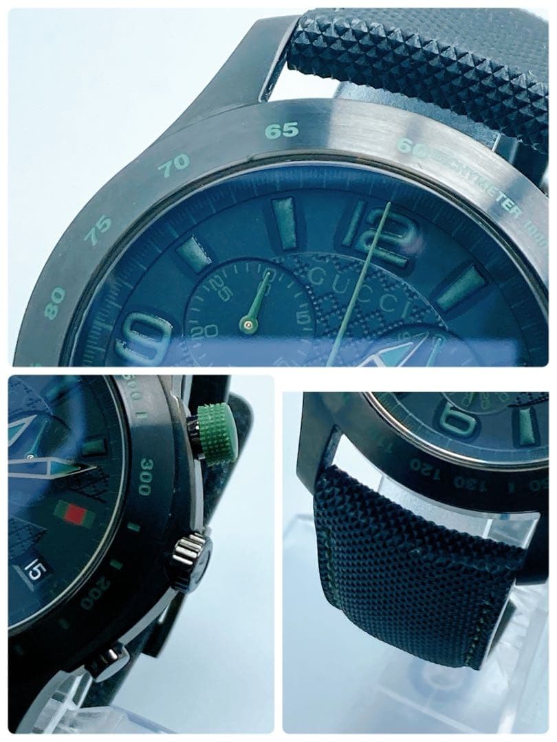 804 Gucci G Timeless Chronograph 126.2 Round Wristwatch