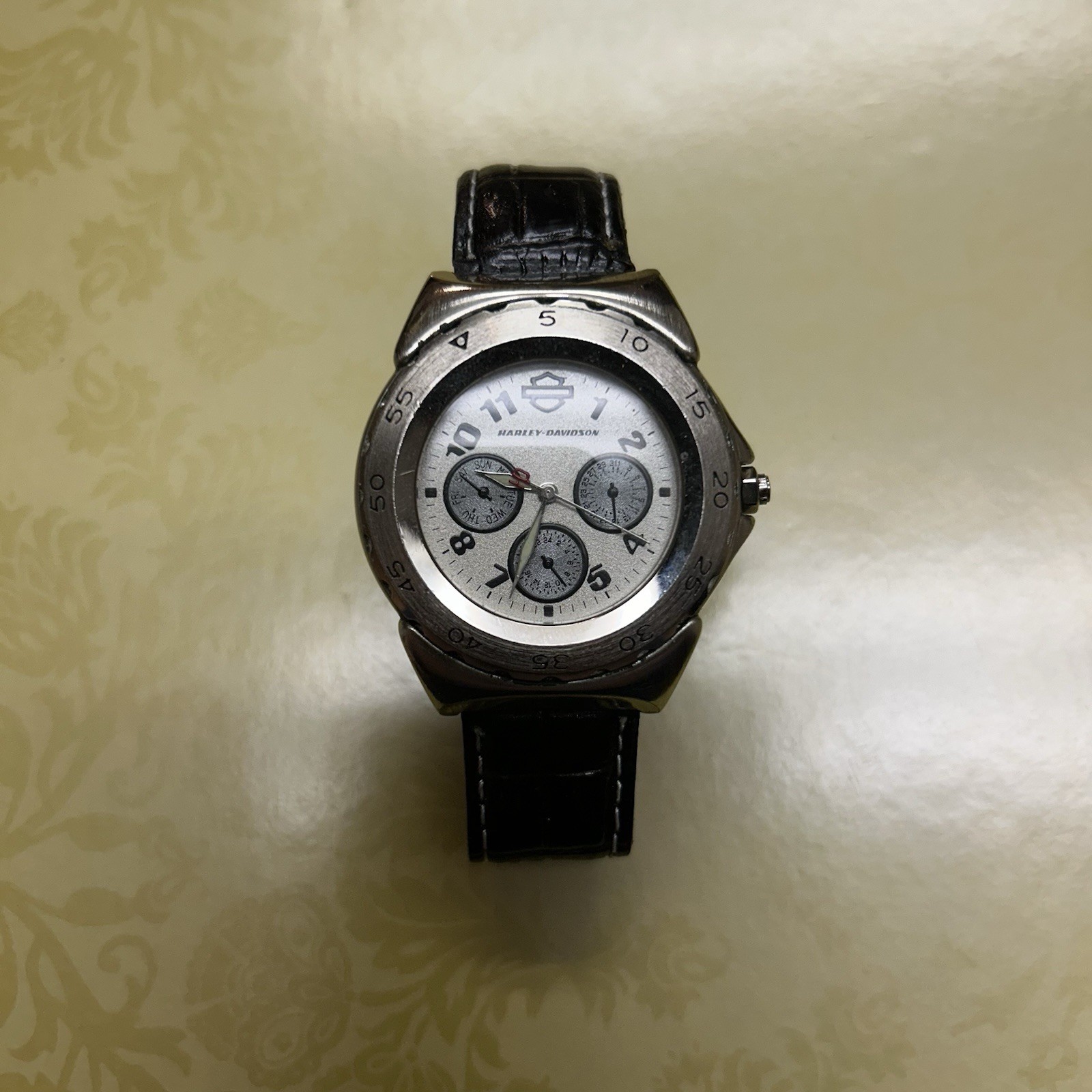 Harley-Davidson Men’s Watch Model HD M080 50M Water Resistant SS Back