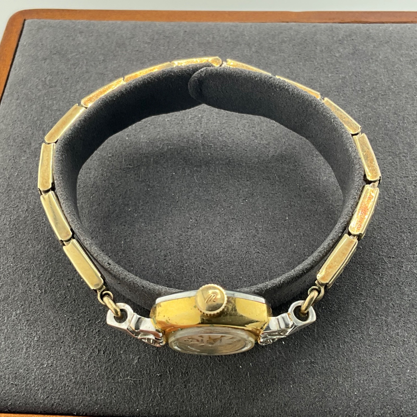 Vintage MCM Waltham Women’s Cocktail Watch 17 Jewels Swiss Wind Up Manual GF