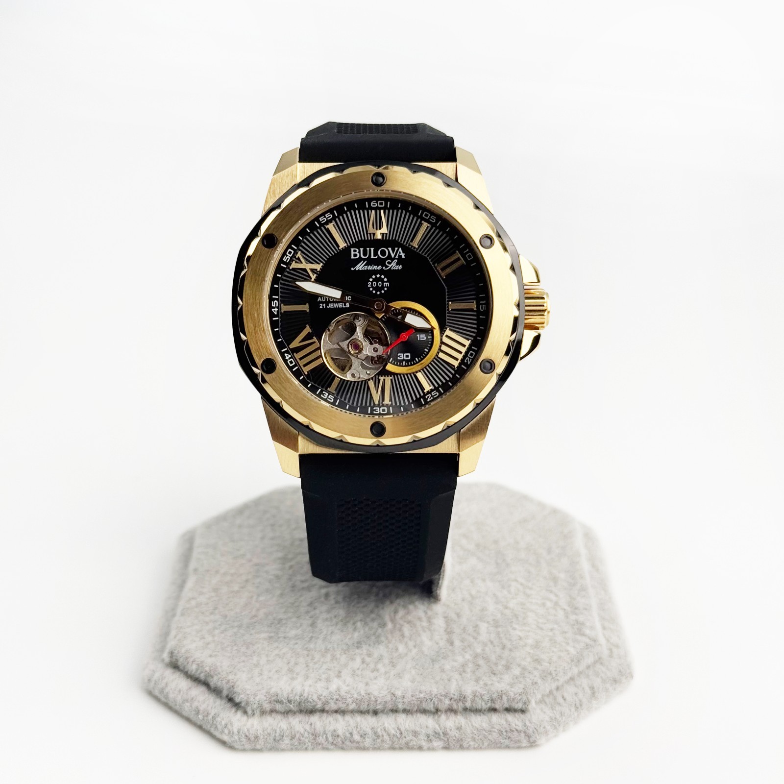 Bulova Marine Star Series A Classic Automatic Sports Men’s Watch 45 mm 98A272