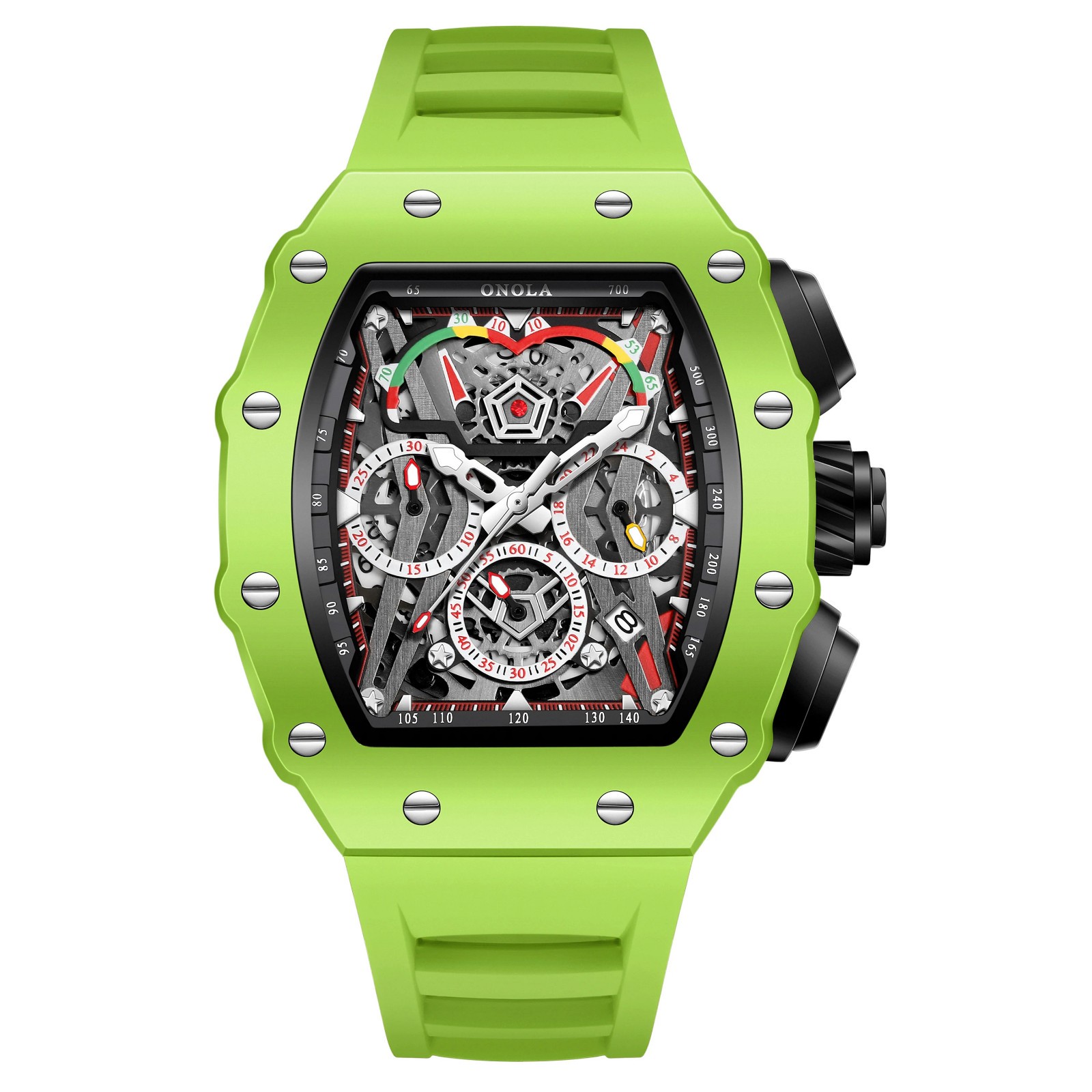 ONOLA Men’s Quartz Watch Waterproof Multi-Function Fashion Wristwatch