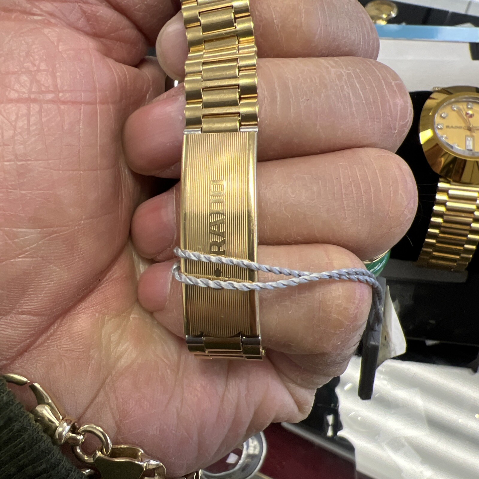 Man&women👍The Original Automatic Diamond Gold Dial Men’s Watch 636.0313.3(BNS)