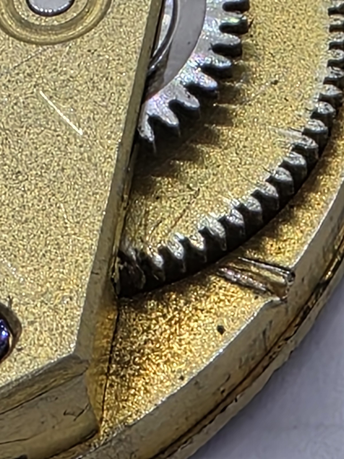Vintage Pocket Watch Movement Cylinder Sub Second Hands Good Balance Main Spring