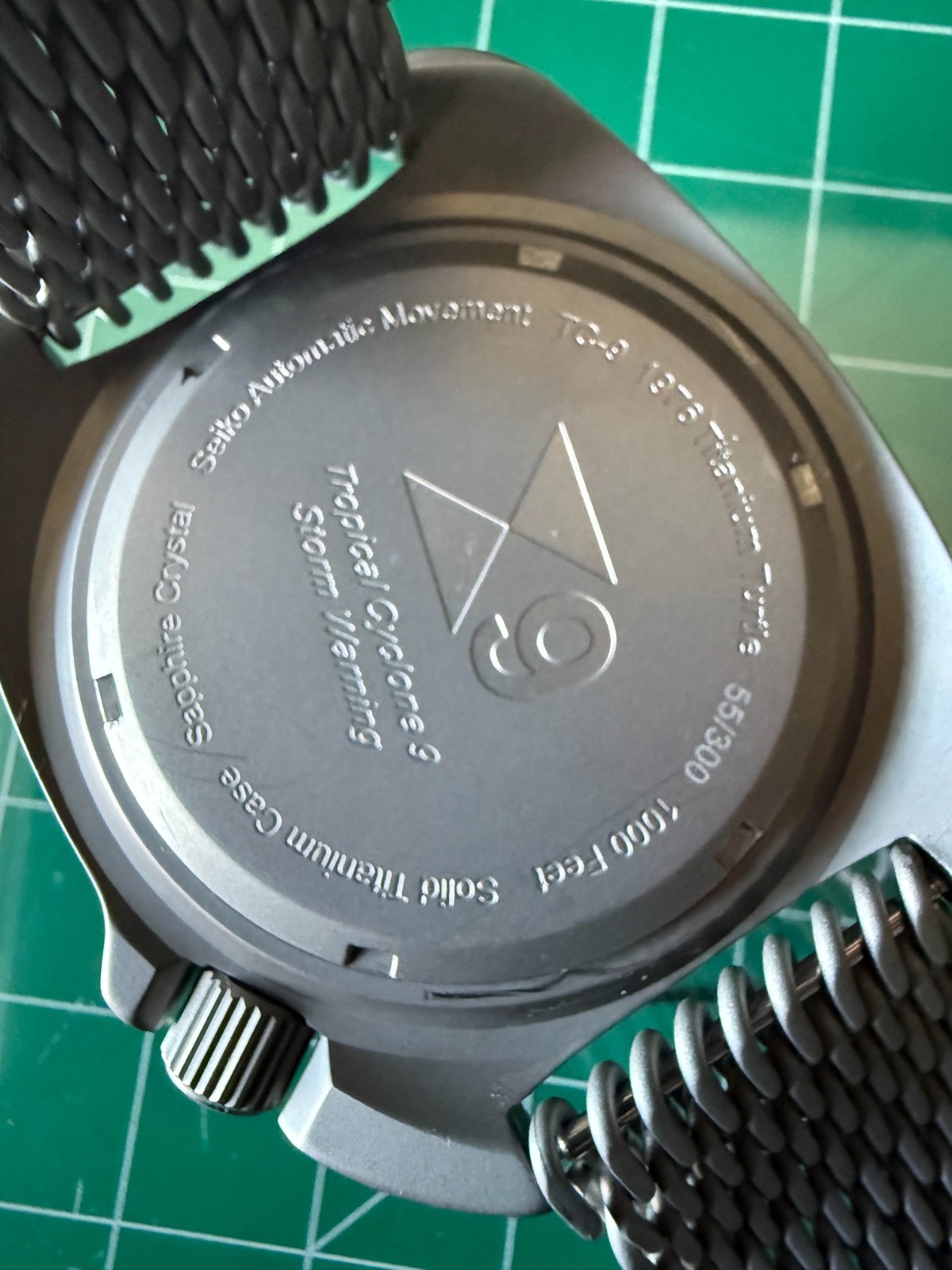 TC-9 1976 Titanium Turtle Seiko Auto Limited Edition Watch + Vaymont Ti Bracelet
