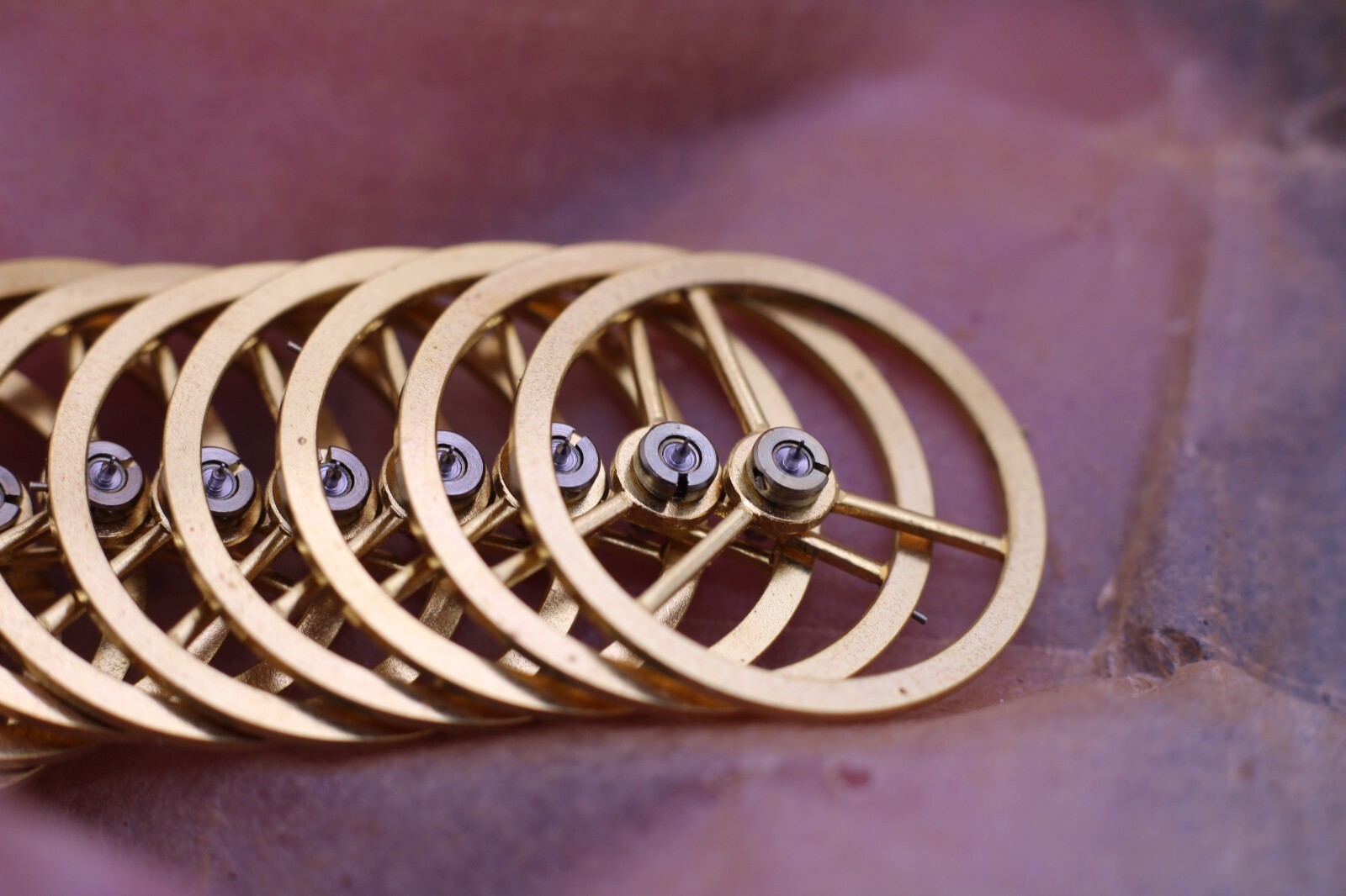 OUR P. BESSOT-FRESARD 18 LIGNE 2 DOZEN CUPILLARD WATCH PIVOT CYLINDERS (EK)