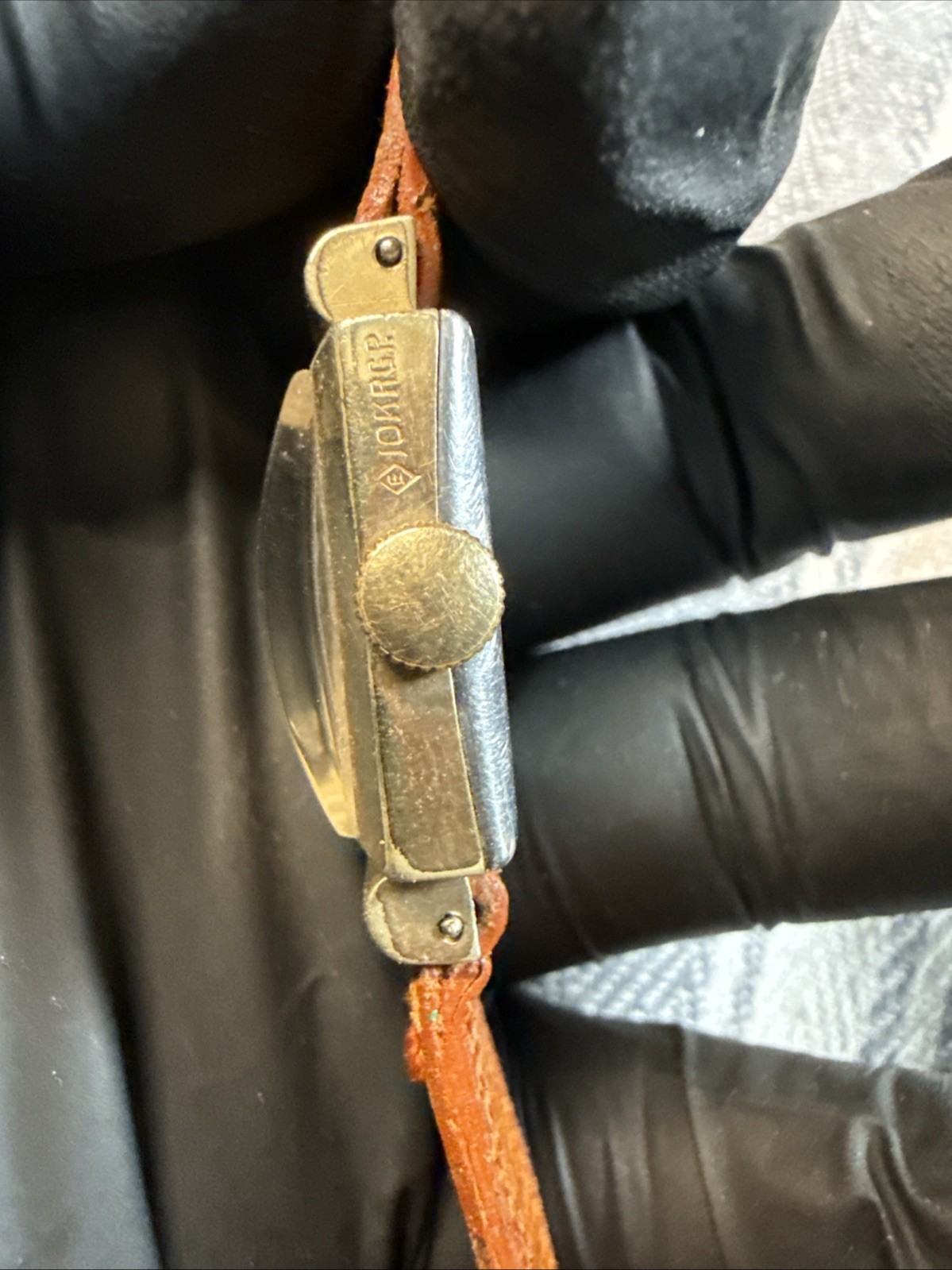 Vintage Chalet Ruby Diamond Wrist Watch 17 Jewel Mechanical Swiss Rare 10k RGP