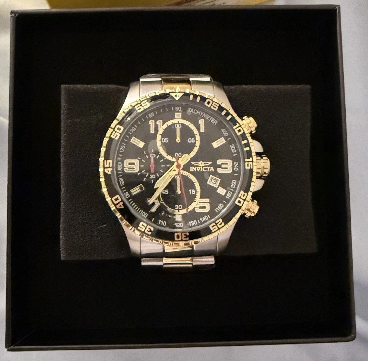 Invicta Specialty Fortitude Men’s Watch – 45mm Steel-Gold