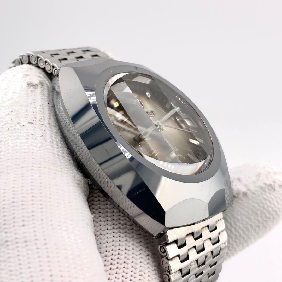 Rado Balboa Men’s Automatic Watch Silver Cut Glass Japan 073747
