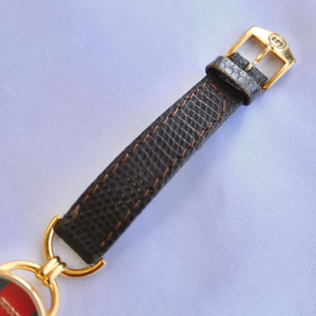 Gucci Sherry Line Gold Quartz Women’s Watch 1536 Brown Japan 0713926