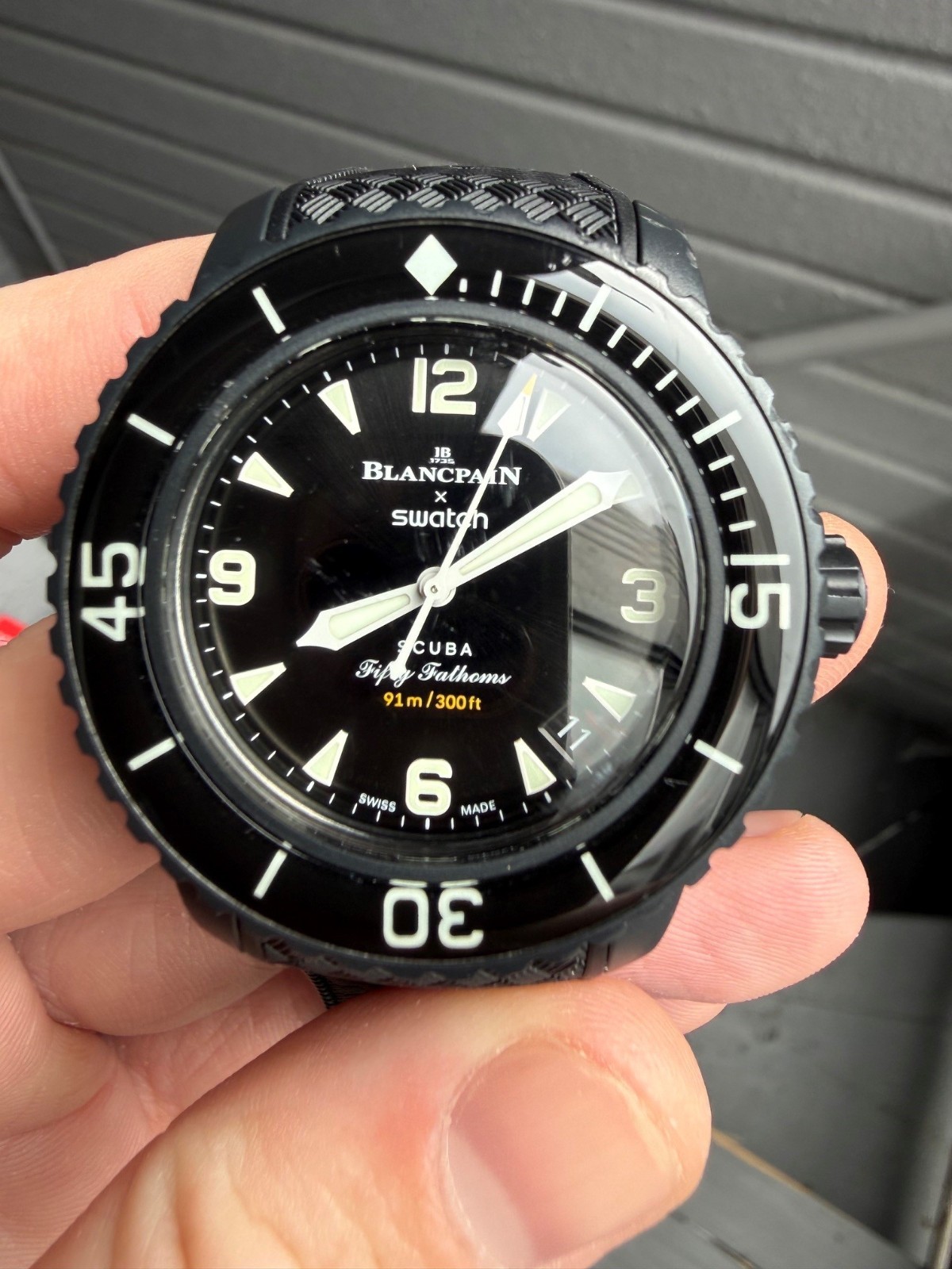 Swatch x Blancpain Ocean of Storms 42.3mm Auto 91m Diver