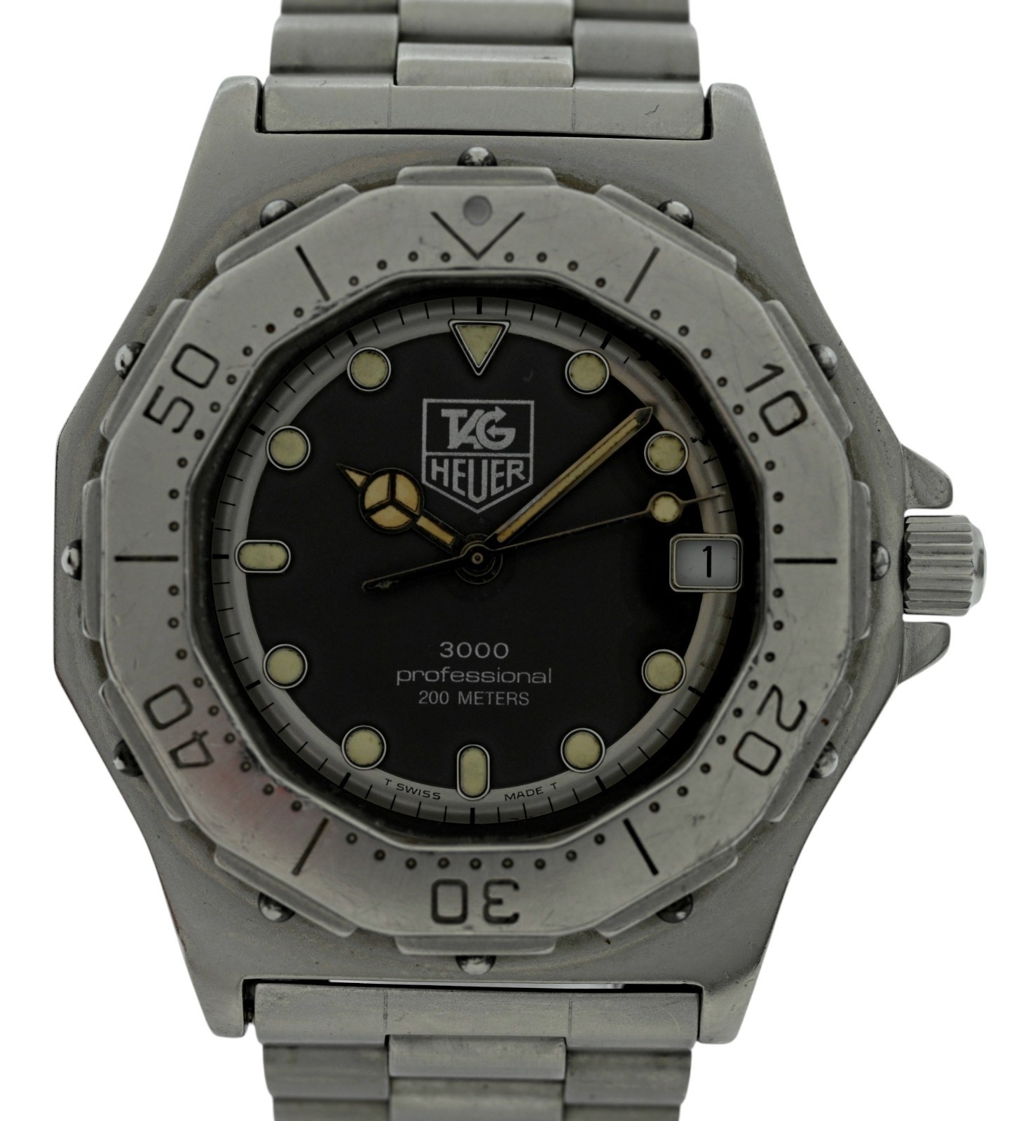 Tag Heuer 38mm Men’s Professional 3000 Series Swiss Made Watch- Ref: 932.206!