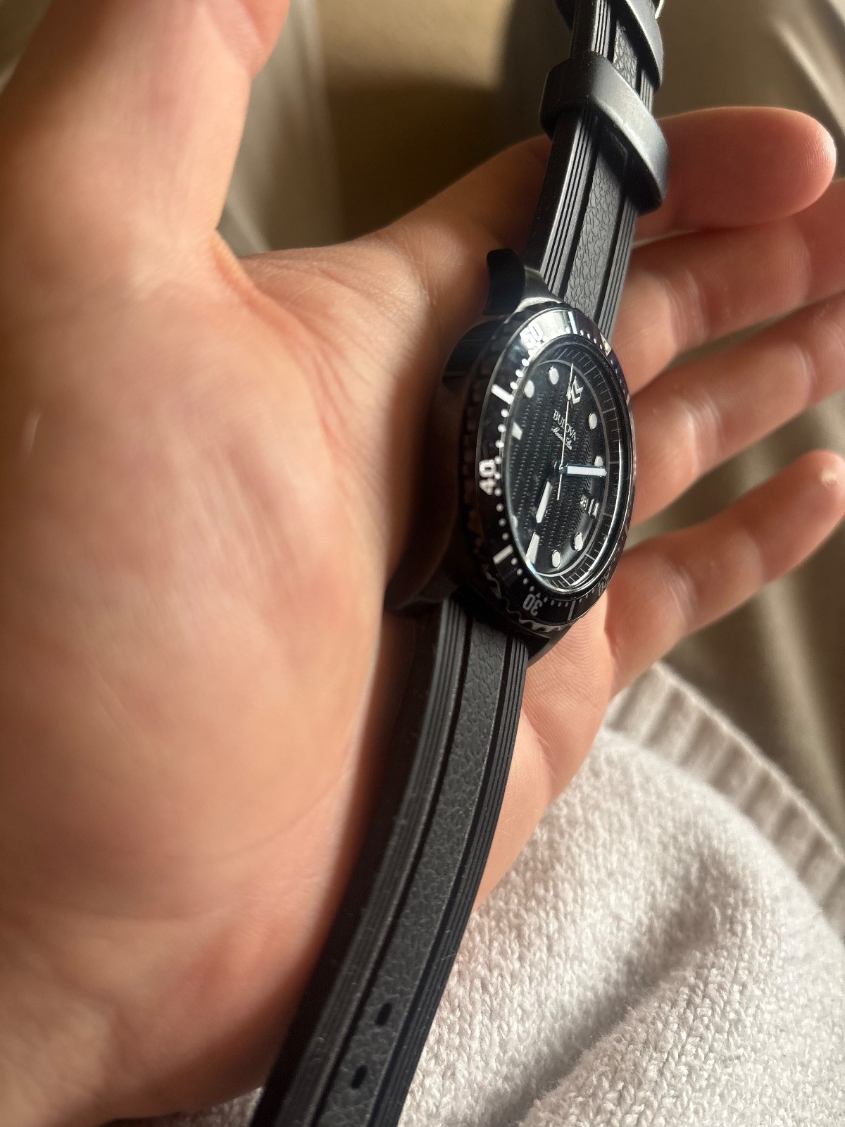 Bulova Marine Star Men’s Black Watch – 98B159