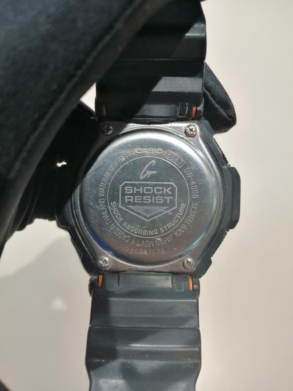 CASIO G-SHOCK blk gw 4000 scratches 5087 Black Solar Men Watch Auth Japan