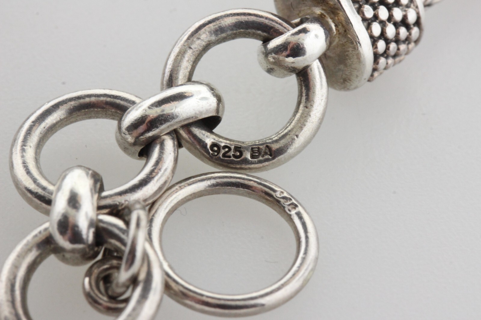 Suarti Bali BA Indonesia Sterling Silver 925 Braided Wheat Chain Watch 6.5″-8.5″
