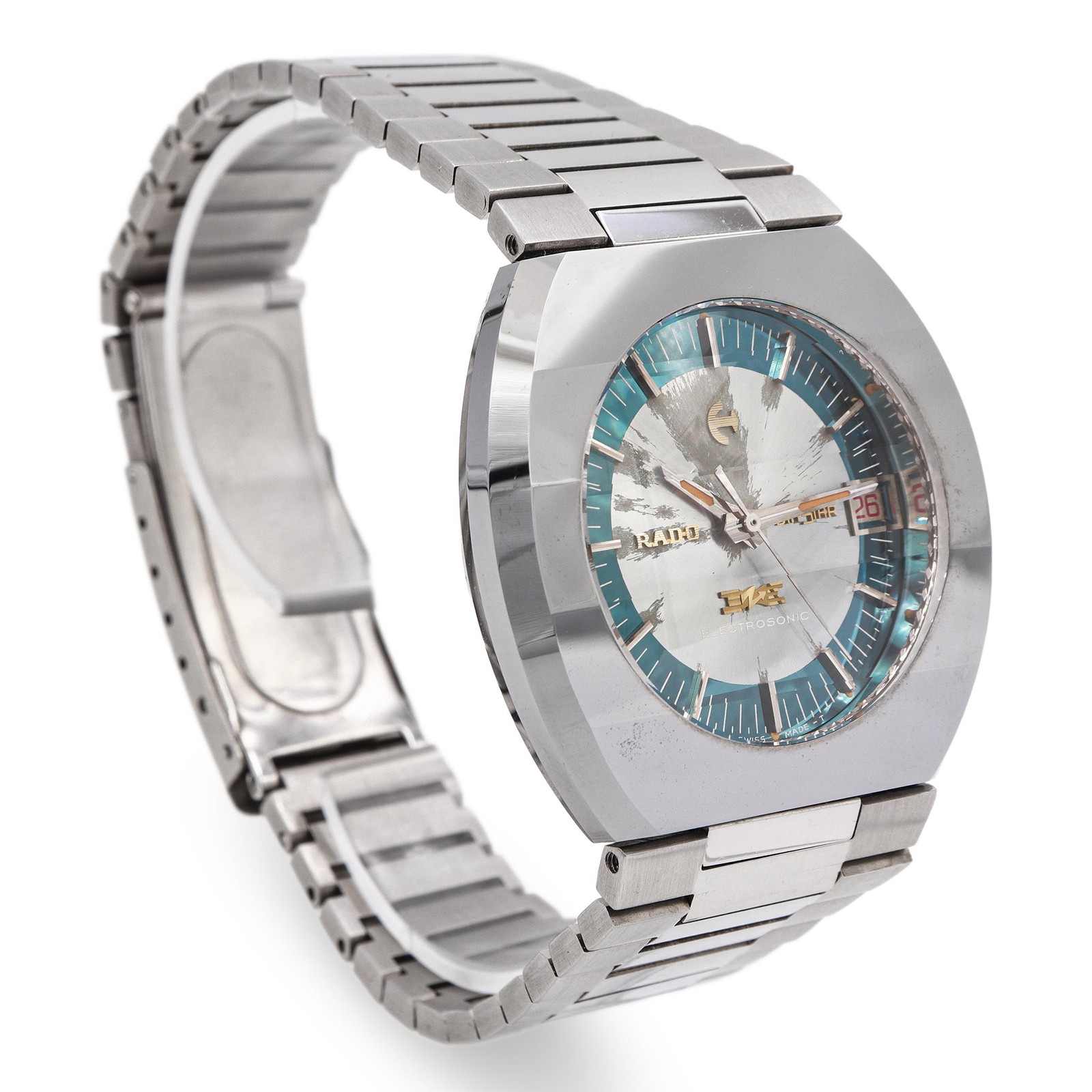 Rado DiaStar Stainless Steel Date Electrosonic Men’s Watch