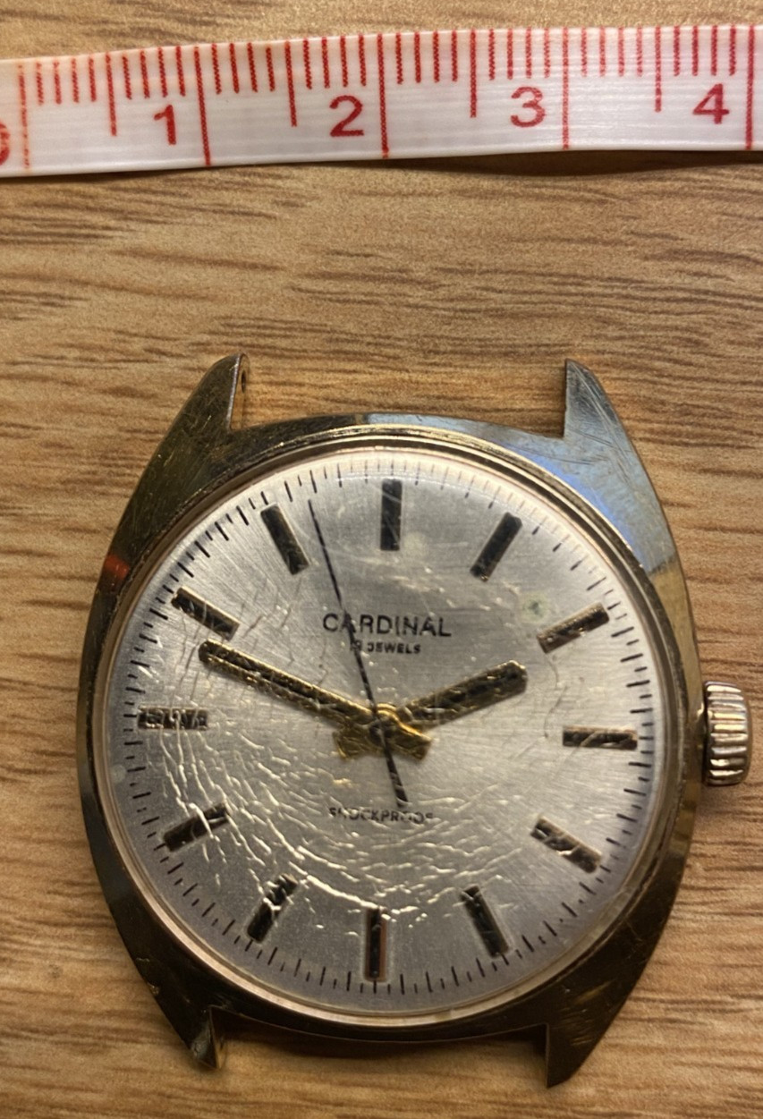 Vintage Cardinal 19 Jewels Mechanical Watch Raketa 2609.HA Soviet USSR Running