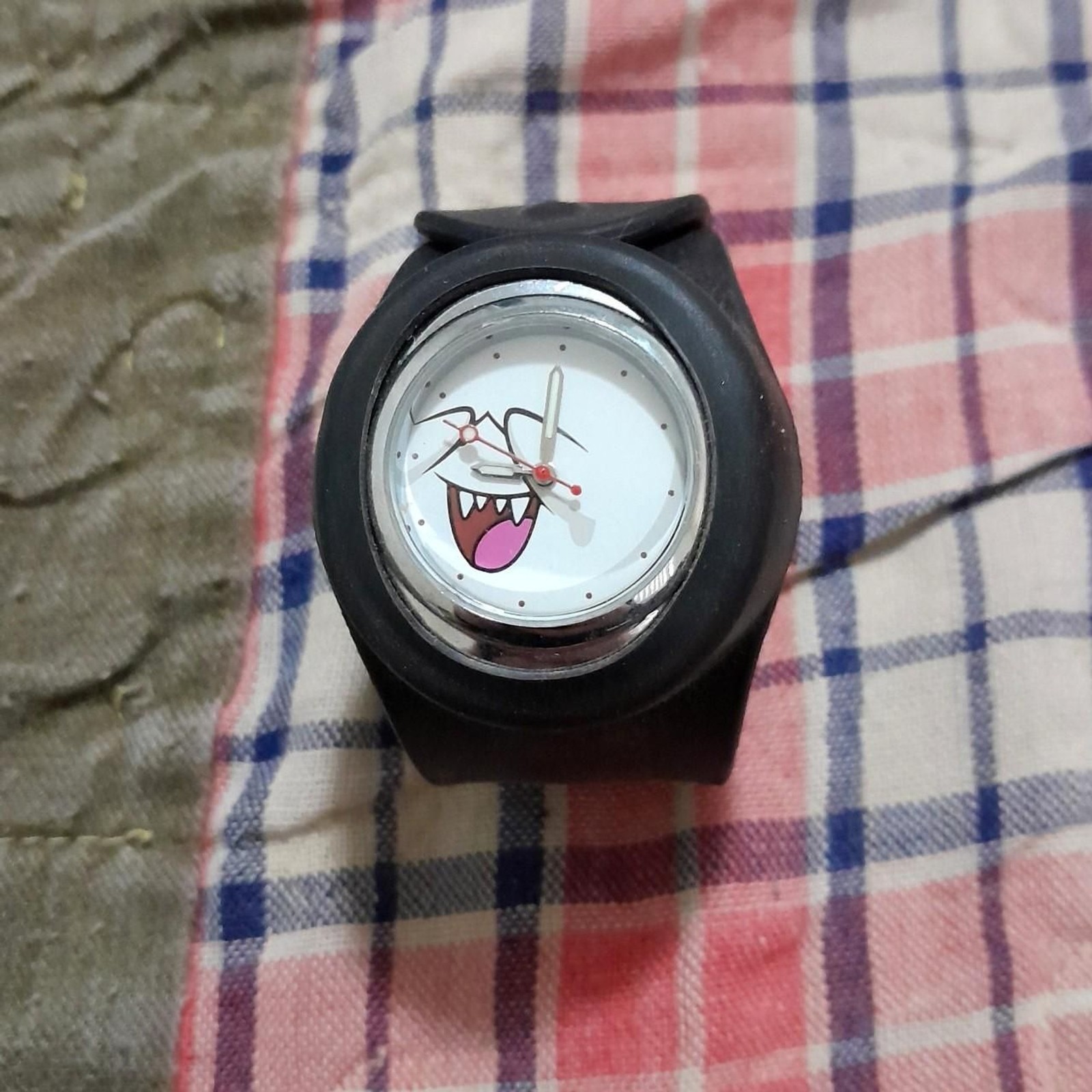 Nintendo Men’s Black and White Watch