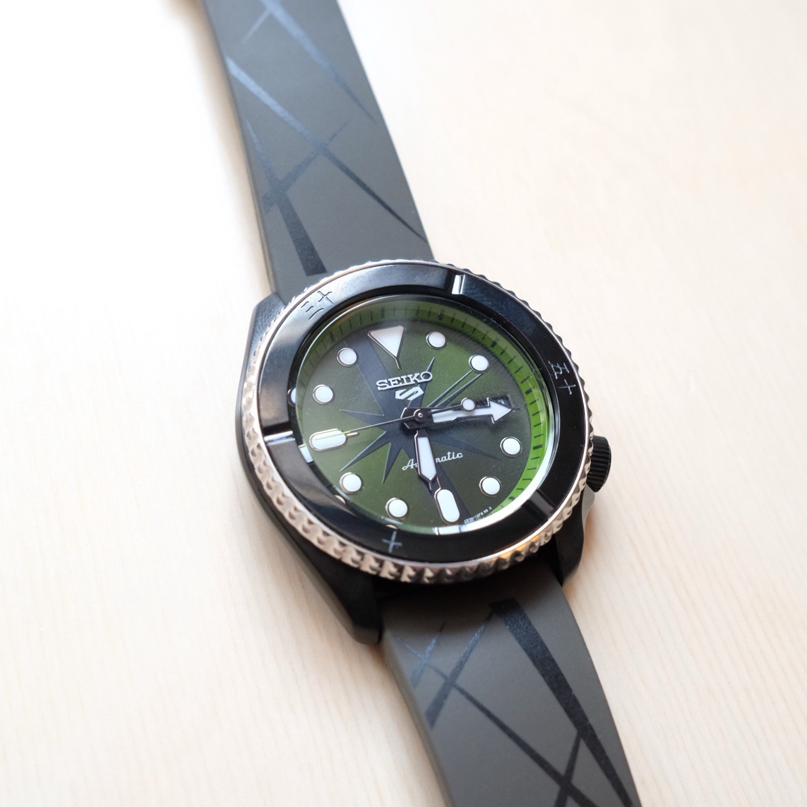 Seiko 5 Sports One Piece Zoro Limited Edition Watch SRPH67