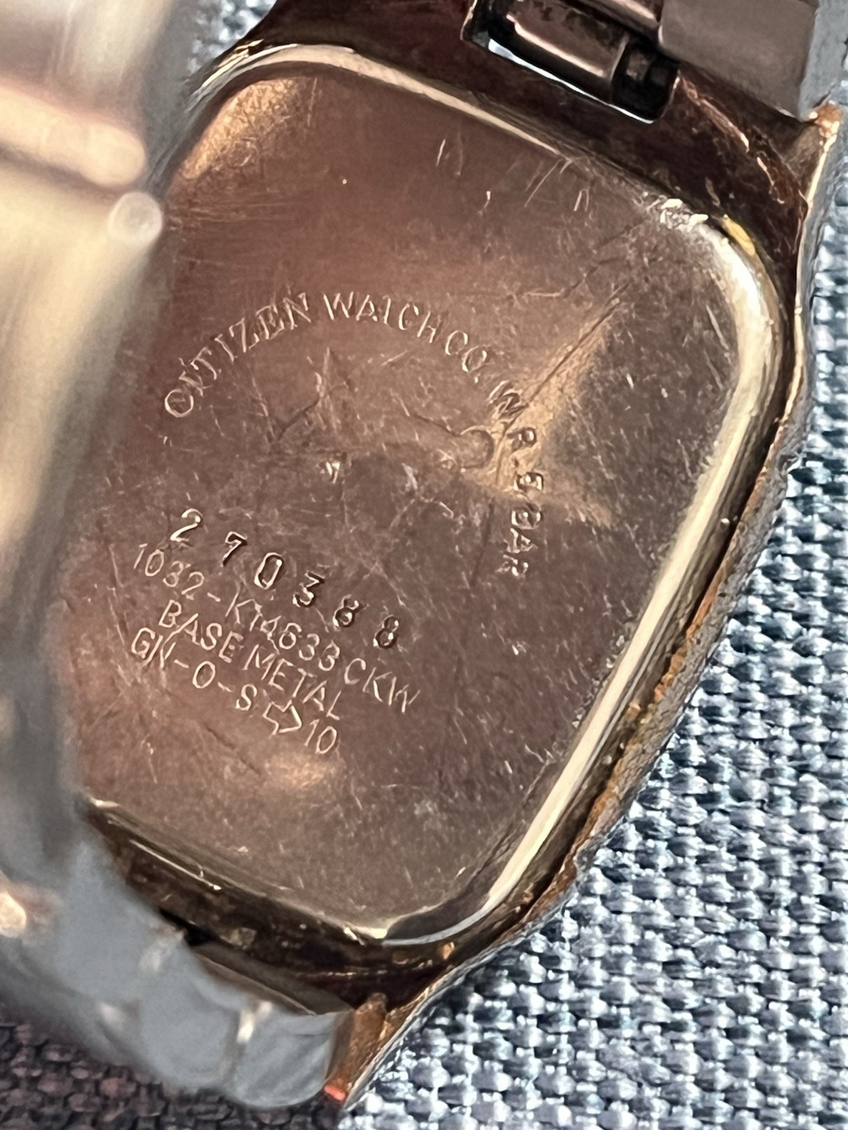 Vintage 1992 Citizen Quartz Watch 1032 Sagittarius Zodiac Dress RUNS PERFECTLY