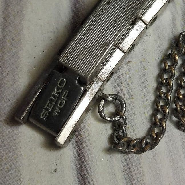 Antique Seiko women’s watch with engraved and decorated bracelet.