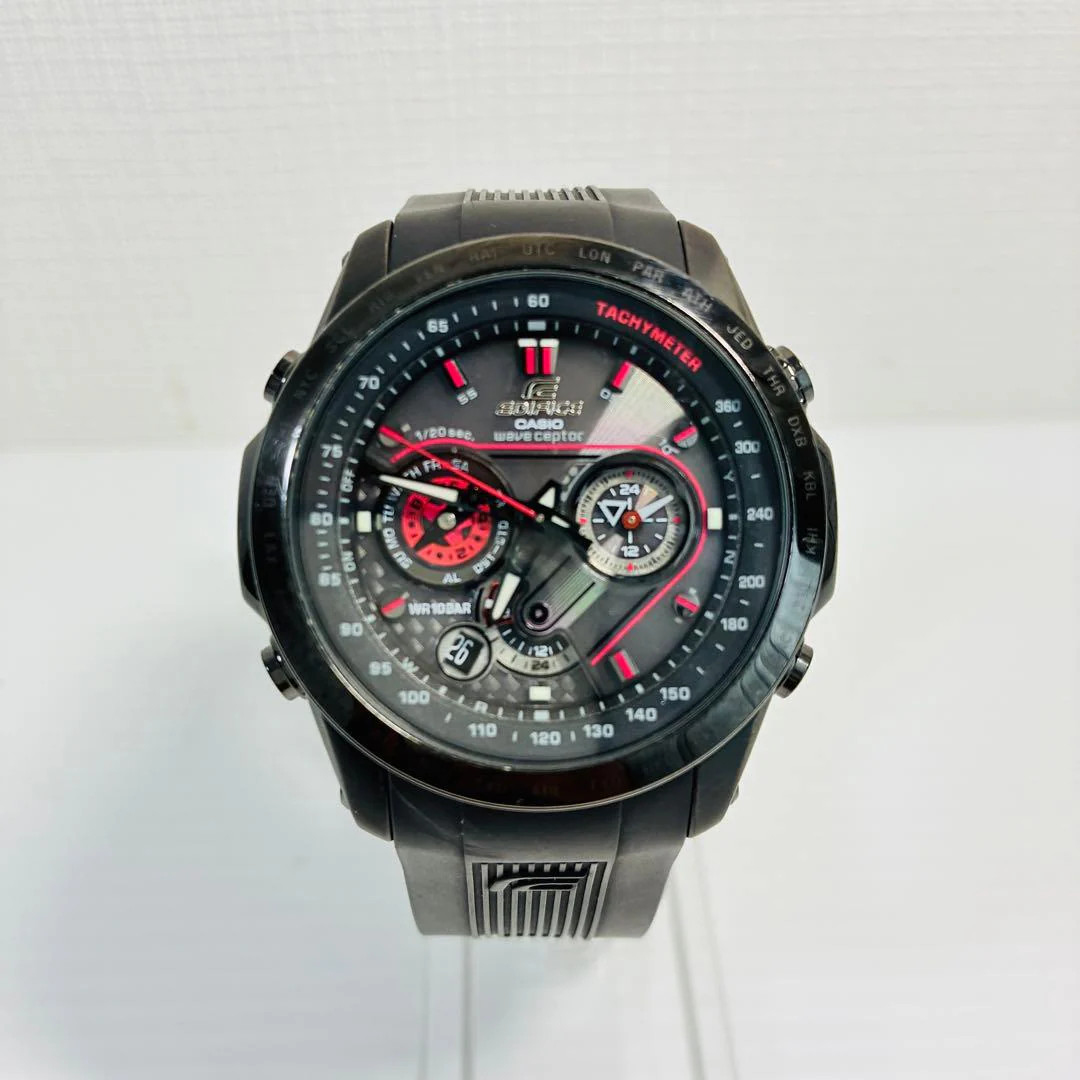 CASIO Edifice EQW-M1001 Radio Tough Solar Chronograph Silver