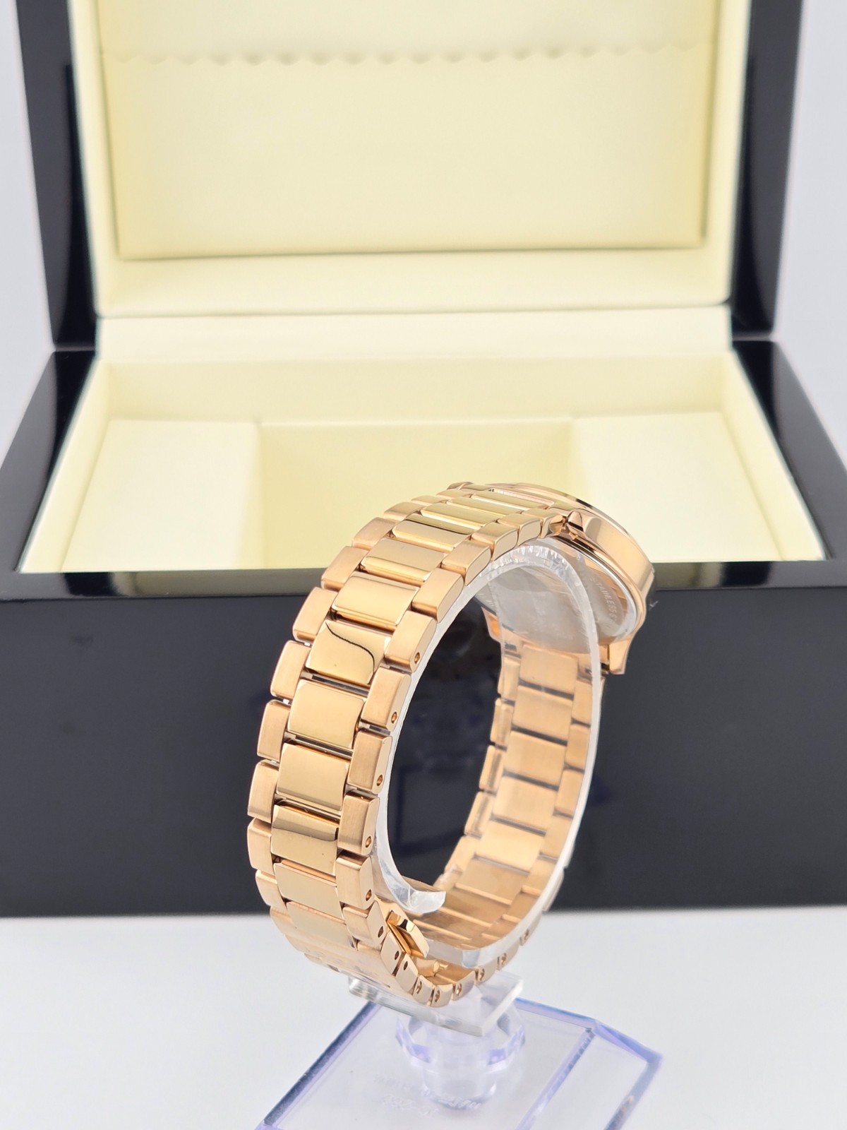 Gucci Women’s G-Timeless Gold Tone Watch Refurbished – YA126567 ($1010 MSRP)