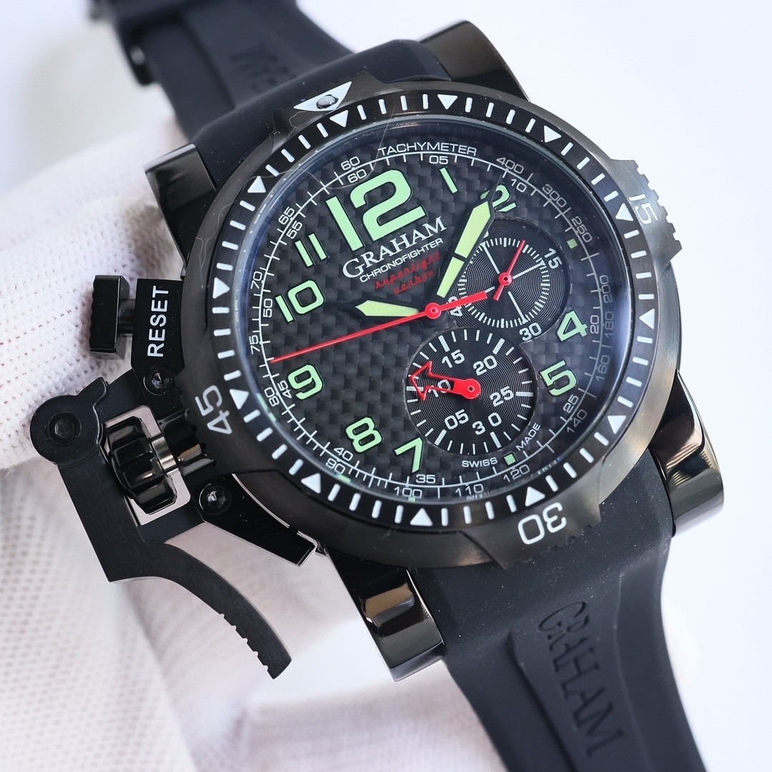 Graham men’s multifunctional quartz watch size: 44mm thick 8mm