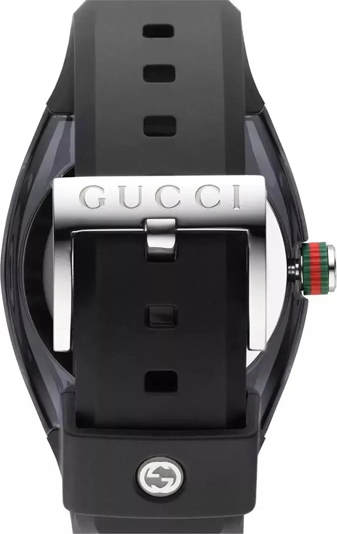 Shop GUCCI SYNC YA137101 Men’s Watch – All Black Dial and Strap, Quartz