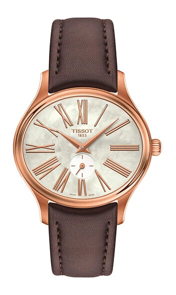 TISSOT BELLA ORA ROSE GOLD PVD OVAL CASE LADIES WATCH T103.310.36.113.00