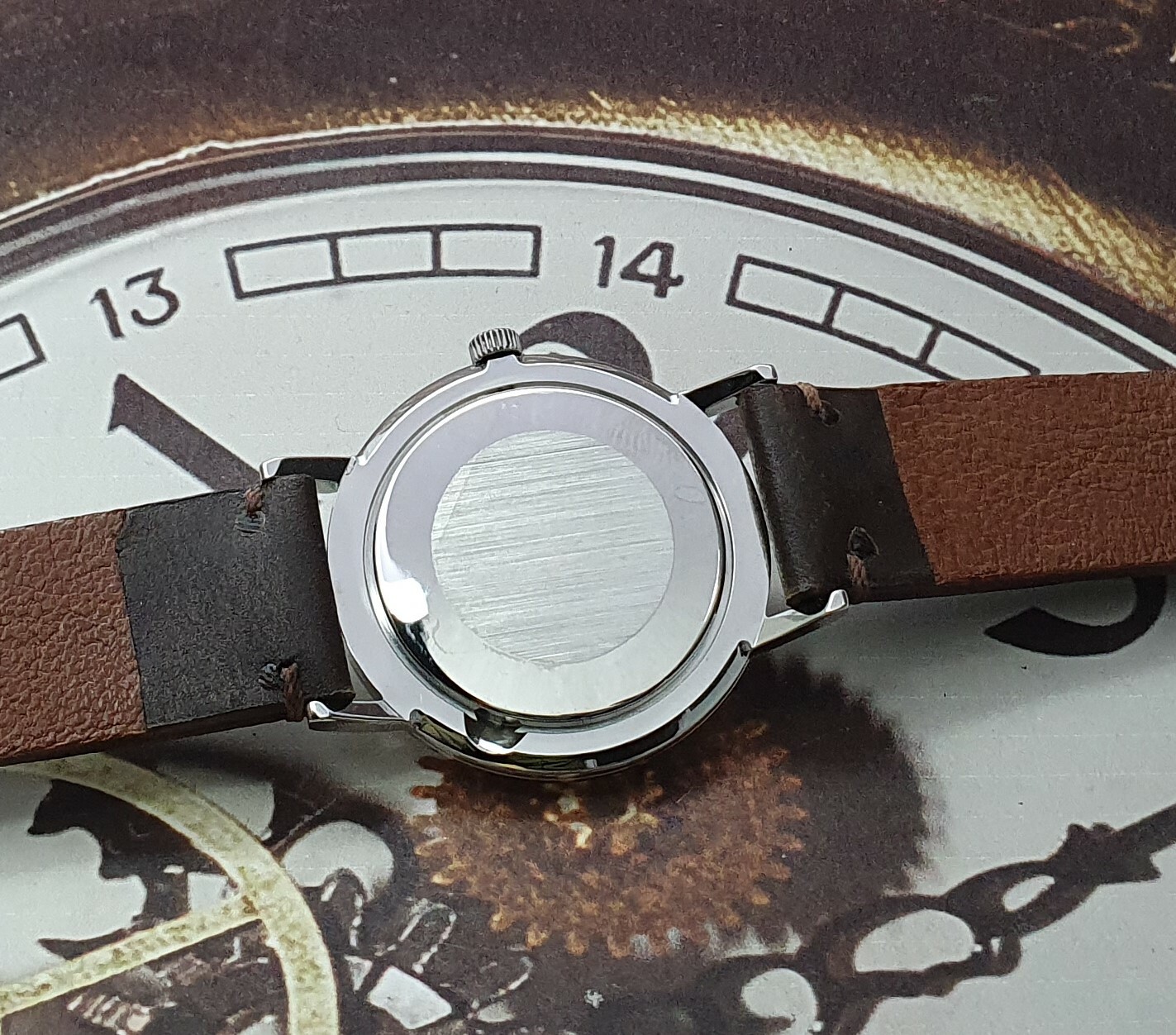 Vintage Watch Poljot De Luxe ULTRA SLIM Dress Mechanical Wrist Watch USSR