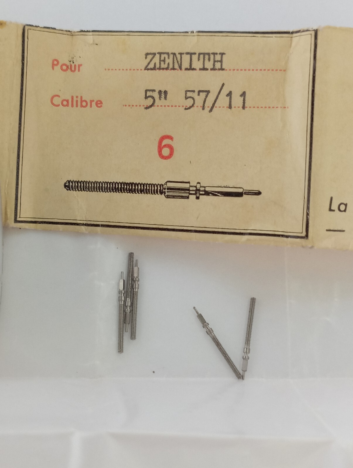 VINTAGE Rare stem ZENITH watch cal. 57 / 11 watch NOS 1pcs.