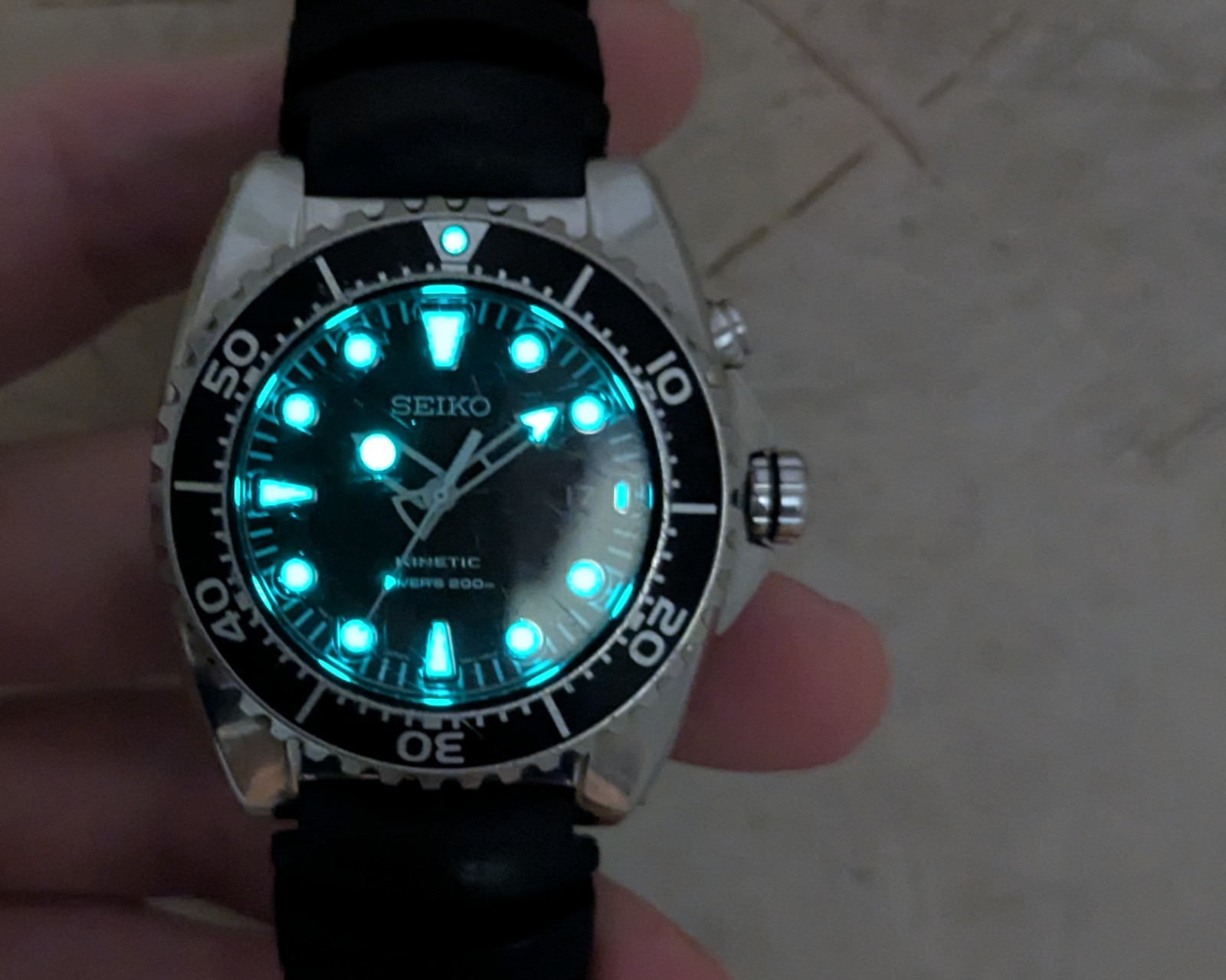 Seiko Kinetic BFK SKA371 5M62-0BL0 200M Diver| Excellent Condition/New Capacitor