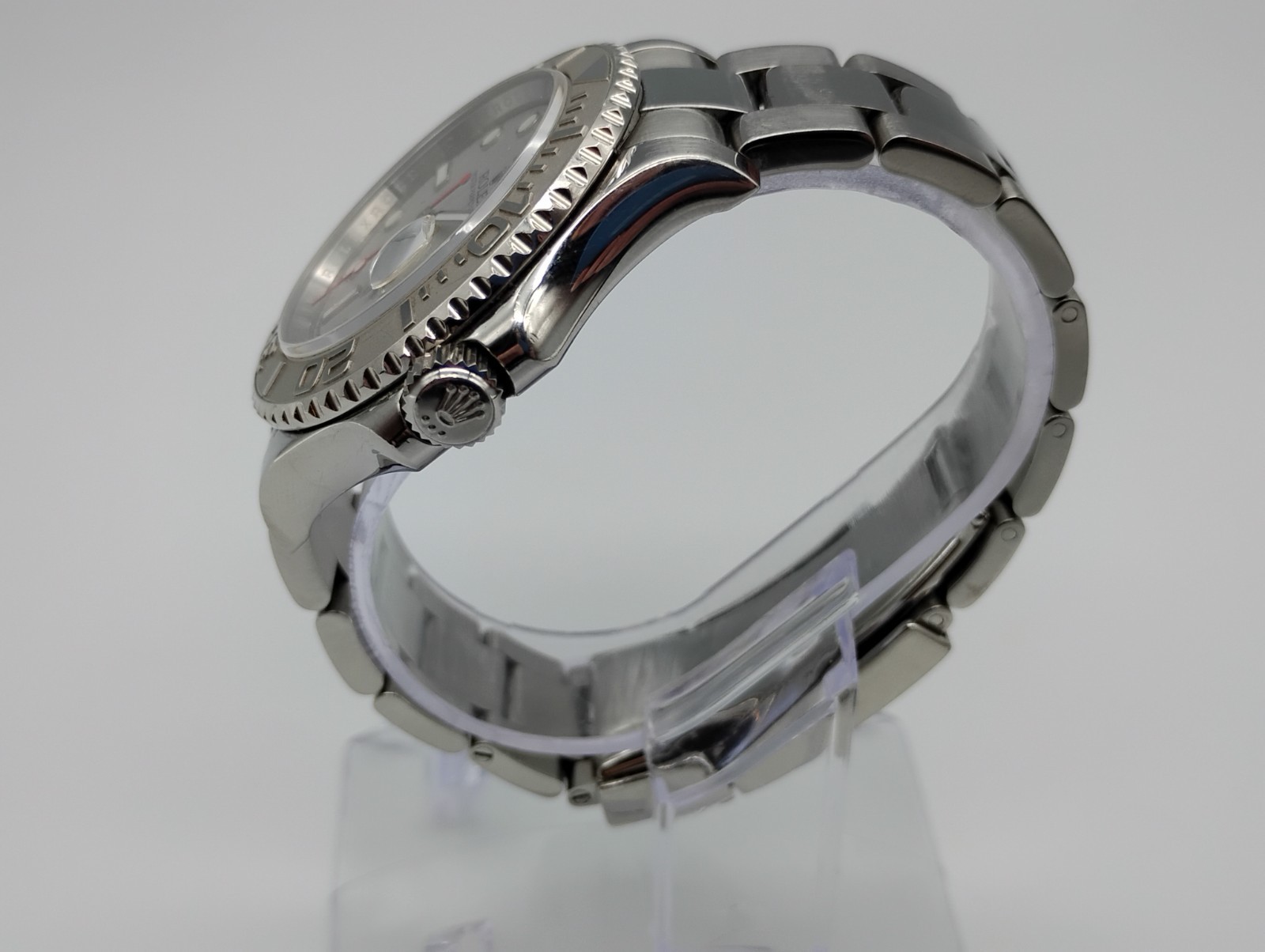 Rolex Yacht-Master 116622 40mm Stainless Steel | Platinum Dial & Platinum Bezel