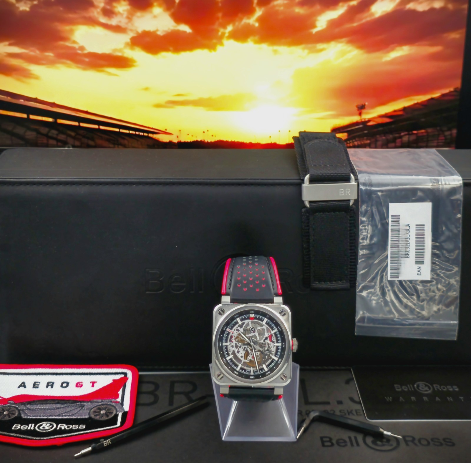 Bell＆Ross Aero GT BR03-92 LIMITED EDITION Complete Set, Automatic, Skeleton WOW!