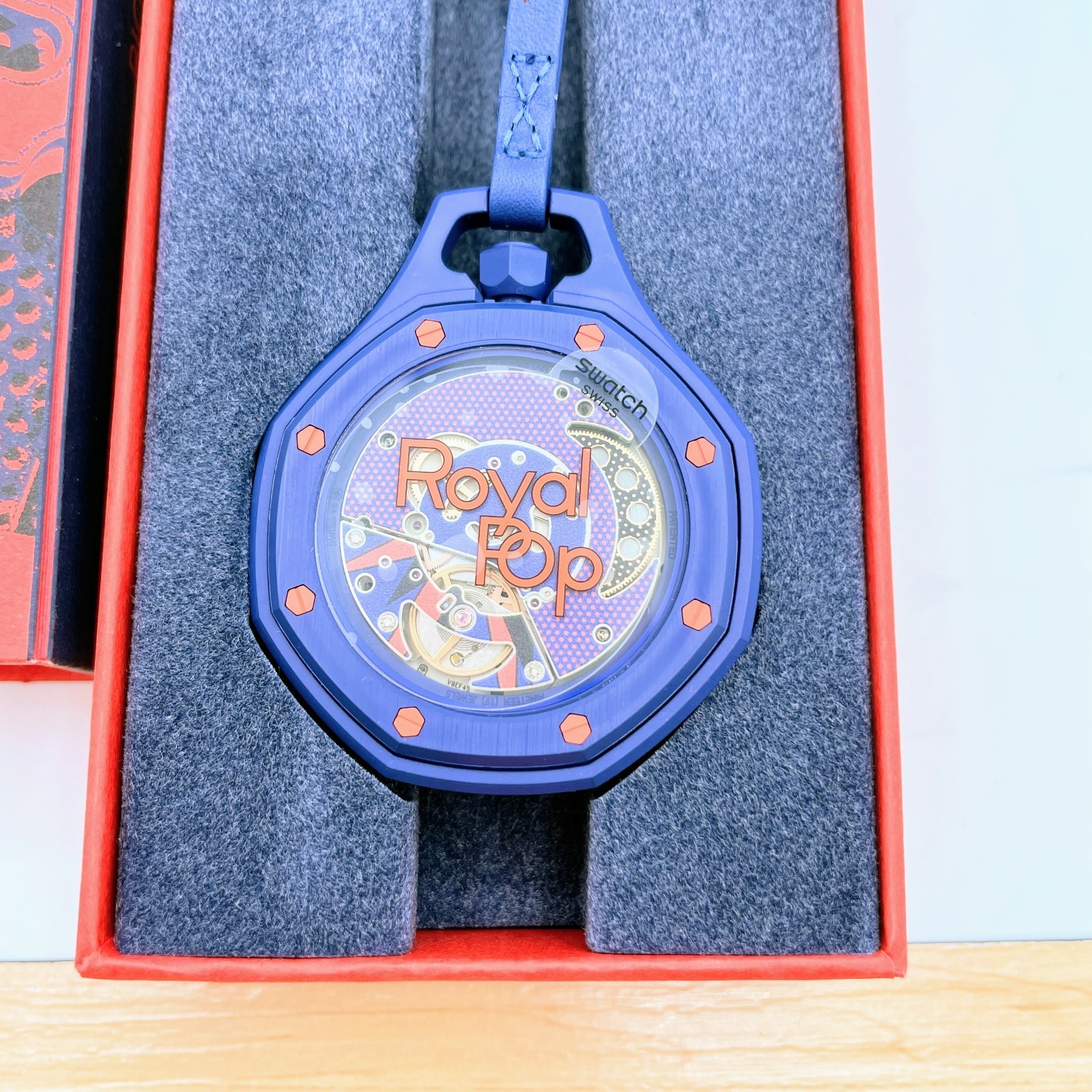 Swatch x Audemars Piguet Royal Pop Orenji Hachi Navy SSX03L103N