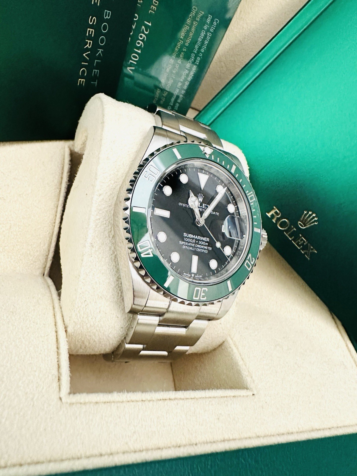 Men’s Rolex Submariner Date 126610LV “Starbucks” Box & Papers ~ Factory Warranty