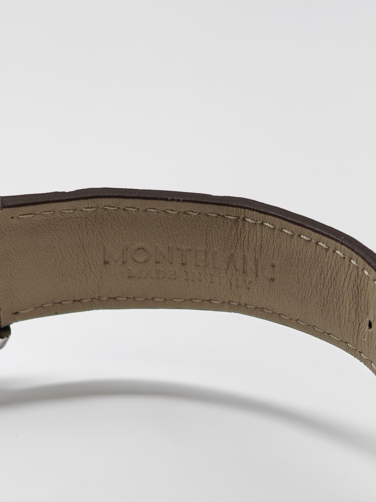 MontBlanc Star Legacy Day Date Chronograph Watch Brown Aligator Leather 126080