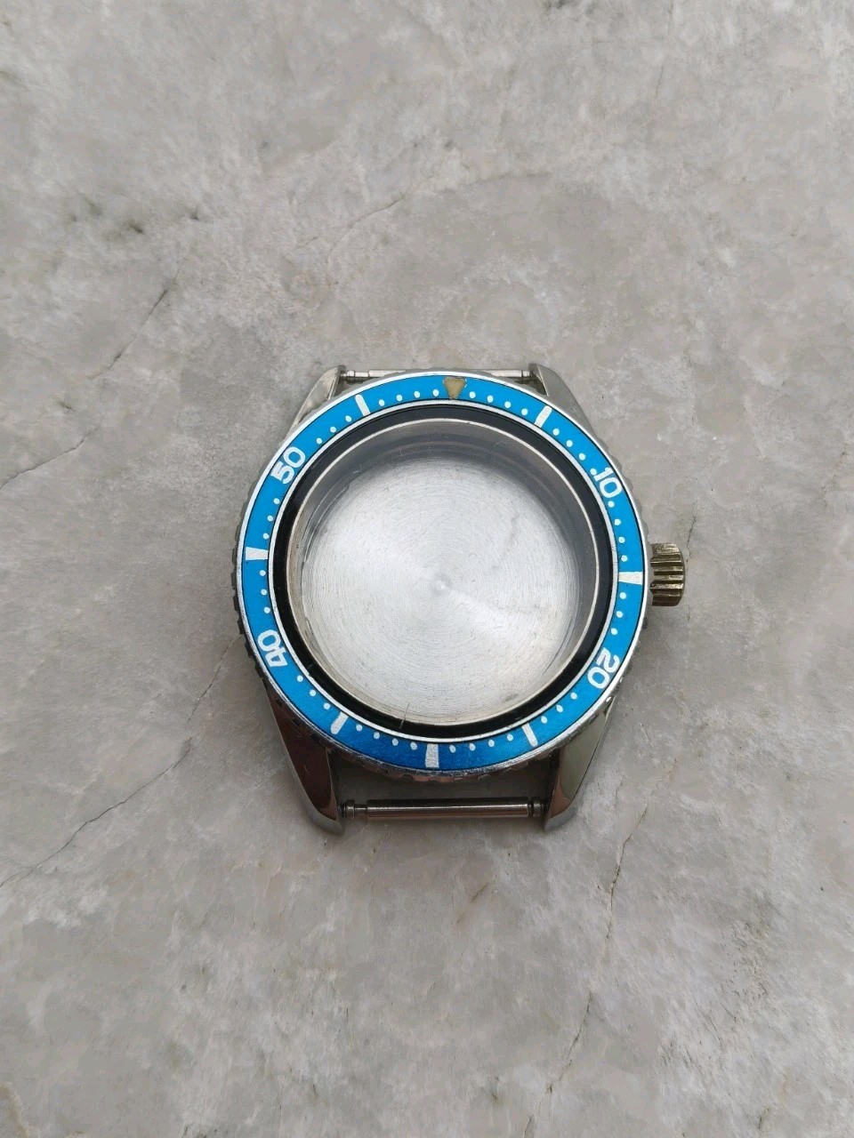 60s ORIGINAL AUTOMATIC DIVER 20ATM WATCH CASE WATCH CASE STEEL 36.5mm
