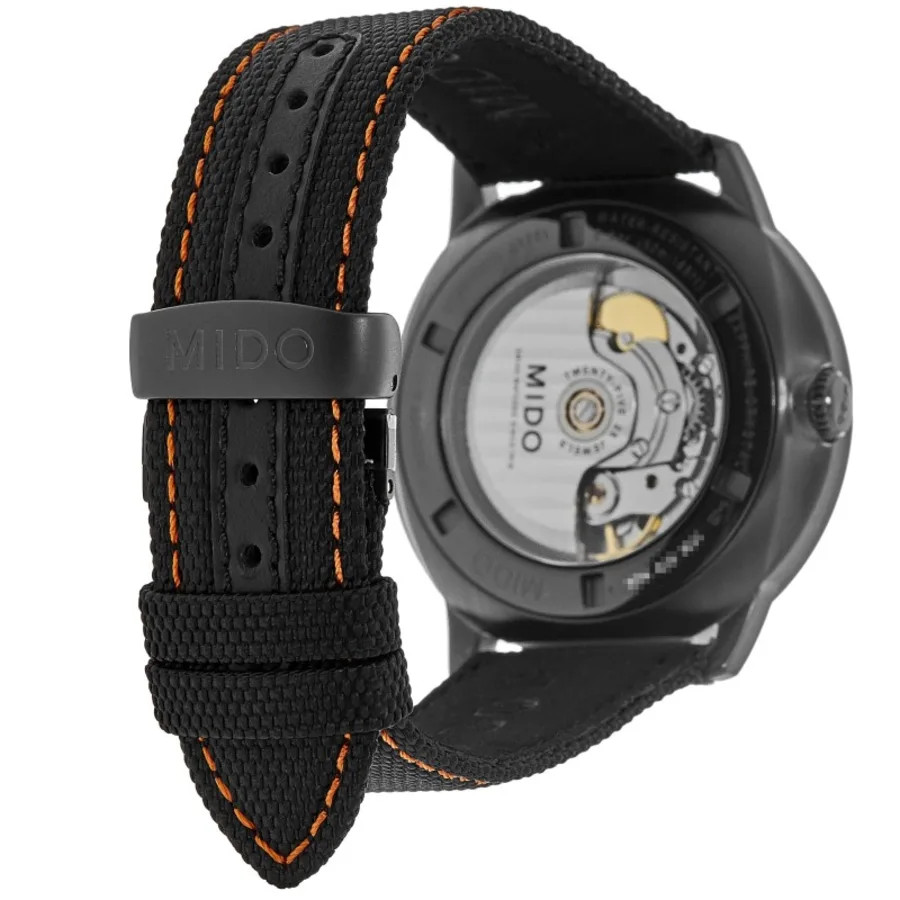 New Mido Commander Gradient Black Dial Fabric Men’s Watch M021.407.37.411.00